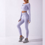 ensemble de yoga brassière pantalon imprimé top  3 pièces
