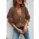 cardigan marron mode femme