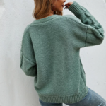 cardigan vert femme automne hiver 2021