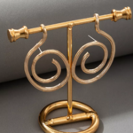 boucles doreilles géométriques dorées originales en ligne