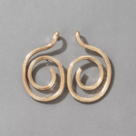 boucles doreilles géométriques dorées originales ethniques