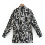 chemisier imprimé zèbre noir et blanc chic femme boutique la selection parisienne