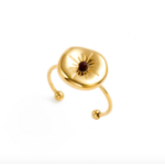 Bague ajustable dorée vintage trocadéro