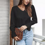 blouse noire dos nu dentelle femme