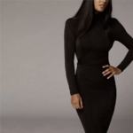 robe noire moulante longue la selection parisienne