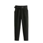 haute avec ceinture femme noir