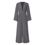 combinaison grise chic femme invitée