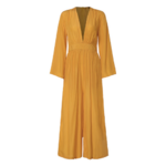 combinaison jaune chic femme invitée soirée