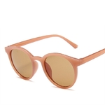 Lunettes de soleil femme vintage blanches pêche