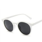 Lunettes de soleil femme vintage blanches