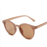 Lunettes de soleil femme vintage marron