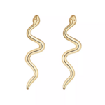 boucles doreilles pendantes torsadées dorées acier inoxydable