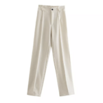 pantalon de tailleur blanc écru chic femme tendance 2022