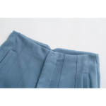 pantalon de tailleur bleu ciel chic femme