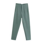 pantalon de tailleur vert chic femme