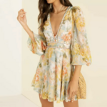 robe courte fleurie mode femme en ligne pas chère