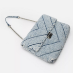 sac à main tendance en jean porté épaule