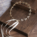 headband feuilles dorées accessoire cheveux mariage pas cher