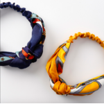 Bandeau cheveux soie imprimé 2