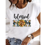 T-shirt blanc maman love message