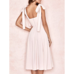 robe blanche longue chic femme cocktail cérémonie