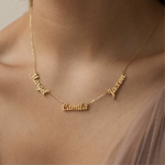 collier personnalisé prénoms cadeau maman