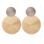 boucles doreilles pendantes rond or argent