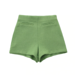 tailleur veste short tweed vert femme nouvelle collection automne hiver en ligne