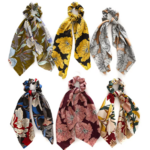 coiffure facile à réaliser foulard ruban chouchou
