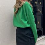 pull tendance vert femme automne hiver 2022