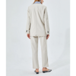 tailleur femme blazer pantalon blanc pas cher en ligne