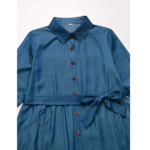 robe longue en jean bleu femme pas chère en ligne
