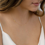 collier personnalisé initiales plaqué or idée cadeau femme