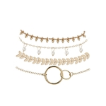 bracelet breloque multiple doré femme boho chic