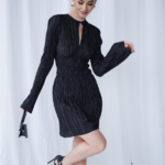 robe courte noire nouvel an tendance femme pas cher