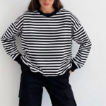 haut marinière noir et blanc femme pas cher en ligne