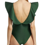 maillot de bain une pièce kaki élégant femme