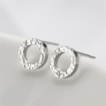 petites boucles doreilles dorées argent acier inoxydable