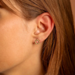 boucles doreilles vintage en acier inoxydable