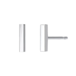 boucles doreilles puces argent en acier inoxydable