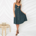 robe midi à bretelles tendance été 2023 femme en ligne