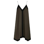 robe longue à bretelle casual chic kaki
