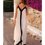 robe longue à bretelle casual chic