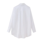 chemise blanc à clous femme tendance