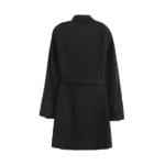 robe courte noire ceinture élégante femme