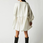 robe courte pull plissée femme tendance hiver