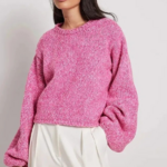 pull rose tendance femme