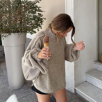 pull tendance chaud qualité femme