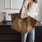 grand sac cabas léopard luxe pas cher