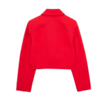 veste courte rouge court femme